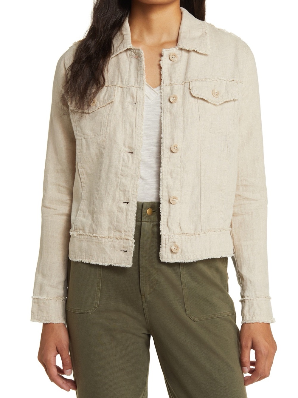 TOMMY BAHAMA Two Palms Linen Raw-Edge Jacket - Picture 7 of 16